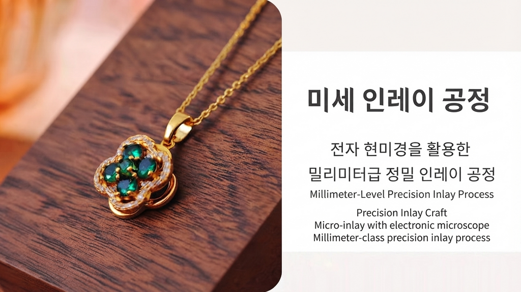 LILY 18K Gold Plated Clover Necklace — Special Zirconia Pendant Women's Jewelry